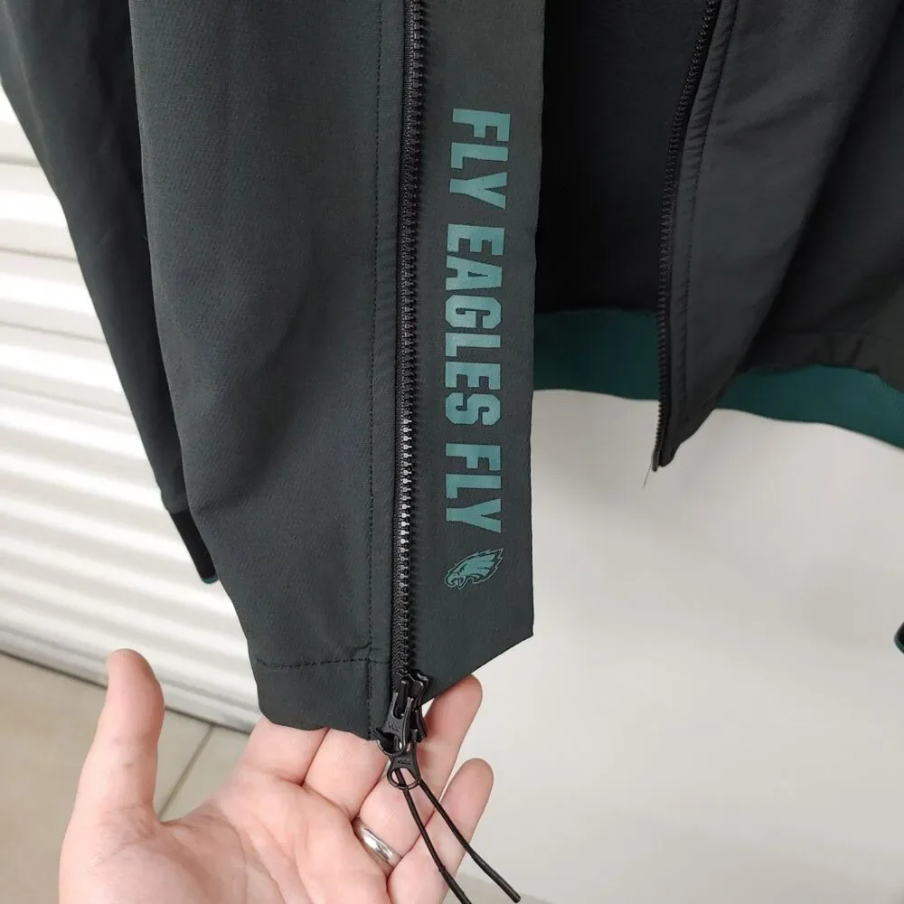 Philadelphia Eagles On Field Team Apparel Jacket Nike NFL Full-Zip Up - Size XL